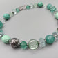 Stilvolle Kette in Mint und Grün Elegante Perlenkette