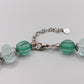 Stilvolle Kette in Mint und Grün Elegante Perlenkette