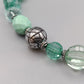 Stilvolle Kette in Mint und Grün Elegante Perlenkette