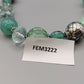 Stilvolle Kette in Mint und Grün Elegante Perlenkette