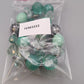 Stilvolle Kette in Mint und Grün Elegante Perlenkette