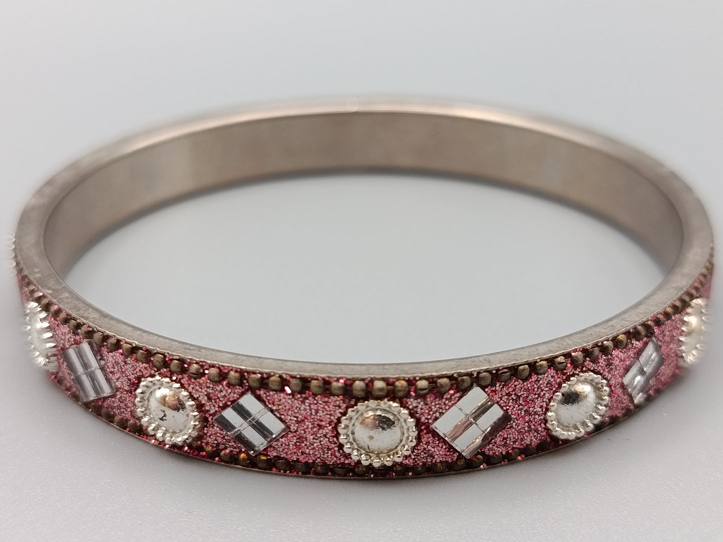 Damen Armreif in Rosa Eleganter Schmuckreif