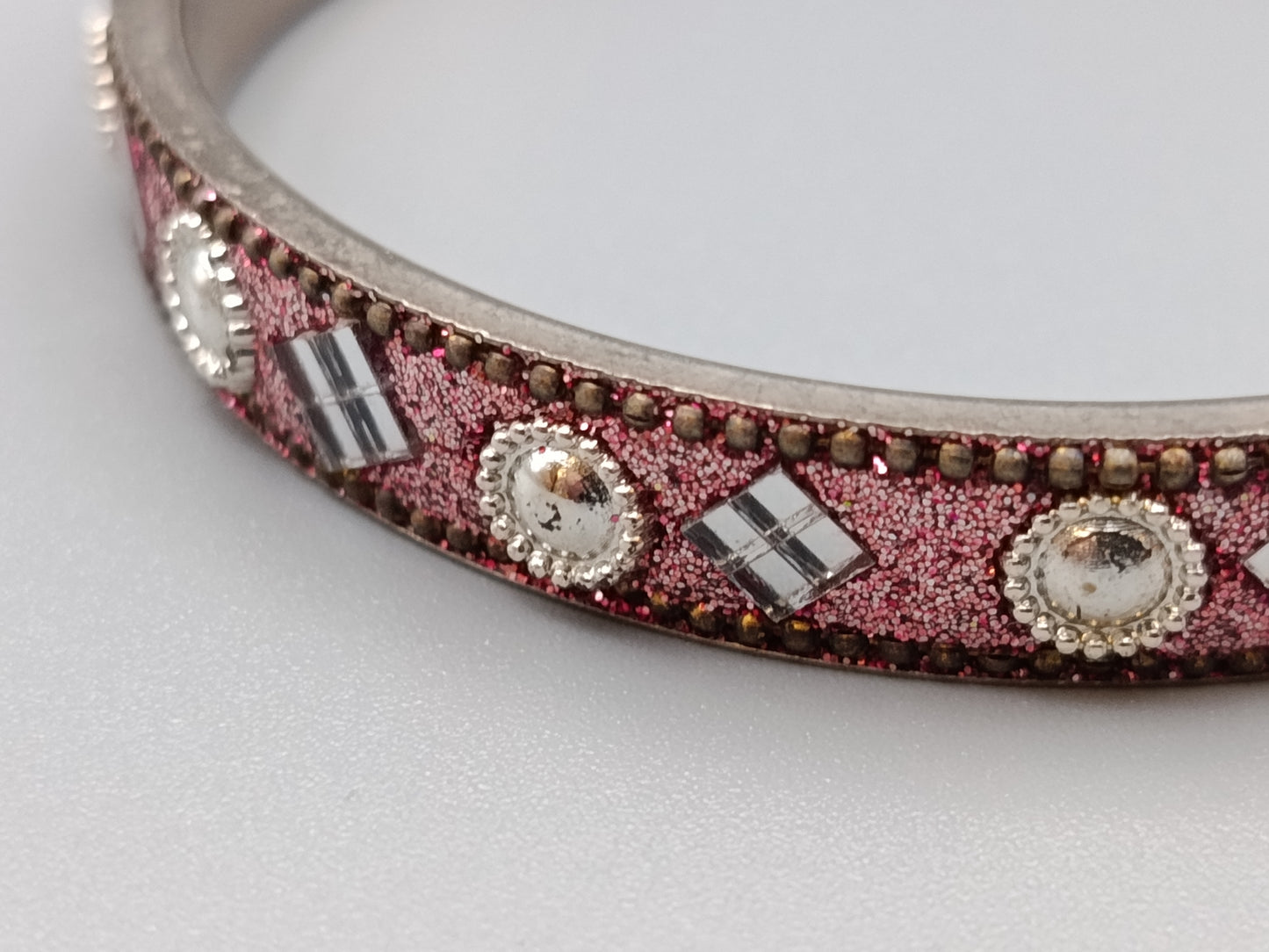 Damen Armreif in Rosa Eleganter Schmuckreif
