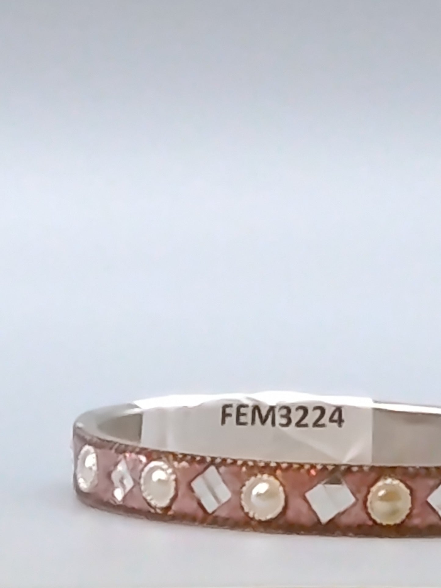 Damen Armreif in Rosa Eleganter Schmuckreif