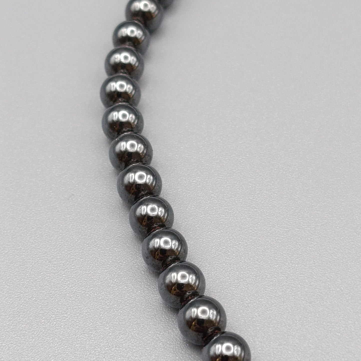 Elegante Hämatit Damen Kette  mit Anhänger