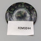 Künstlerische Emaille Brosche Rundes Vintage Design