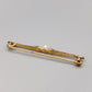 Edle Vintage Stabnadel Brosche Goldfarben