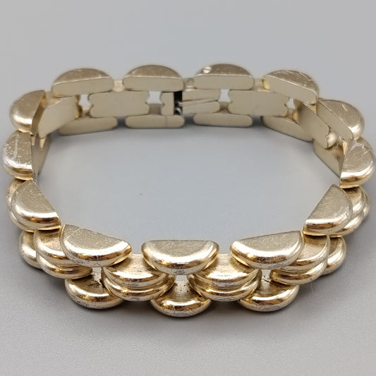 Markantes Herren Armband in Goldoptik Vintage