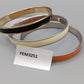 Modernes Armreif Set für Damen 3-teilig mit Emaille