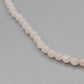 Zarte Rosenquarz Kette Klassische Perlenkette in zartem Rosa