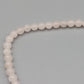 Zarte Rosenquarz Kette Klassische Perlenkette in zartem Rosa