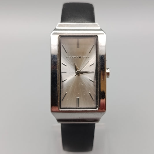Elegante Helena Vera Damen Uhr Rechteckiges Design