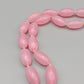 Elegante Vintage Perlen Kette in Rosa Klassische Damen Kette
