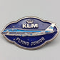 Vintage KLM Flying Junior Anstecknadel Blaues Flugzeug