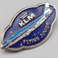 Vintage KLM Flying Junior Anstecknadel Blaues Flugzeug