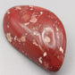 Vintage Jaspis Stein Brosche  Naturstein im Cabochon Schliff