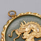 Klassischer Jade Drachen Anhänger Goldener Kettenanhänger
