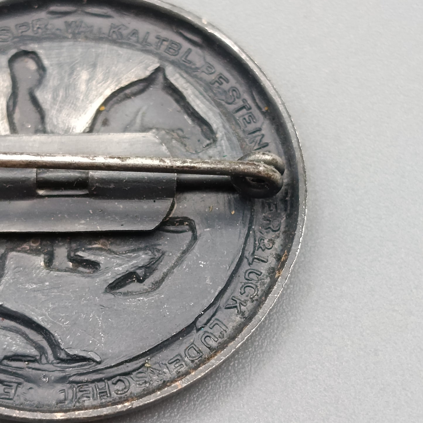 Vintage Reiter Abzeichen Brosche – Warm-Kaltblut Pferde