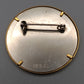 Vintage Uhlig Emaille Brosche Abstraktes Landschafts Design