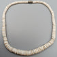 Klassische Heishi Muschelkette im Surfer Stil Naturfarben