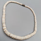 Klassische Heishi Muschelkette im Surfer Stil Naturfarben