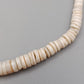 Klassische Heishi Muschelkette im Surfer Stil Naturfarben