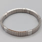 Klassisches elastisches Edelstahl Armband im minimalistischen Stil