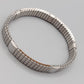Klassisches elastisches Edelstahl Armband im minimalistischen Stil