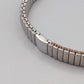 Klassisches elastisches Edelstahl Armband im minimalistischen Stil