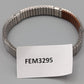 Klassisches elastisches Edelstahl Armband im minimalistischen Stil