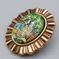 Vintage Brosche in Goldoptik mit Stadtmotiv Germany Schmuck