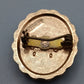 Vintage Brosche in Goldoptik mit Stadtmotiv Germany Schmuck