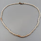 Klassische Perlen Kette in Creme – Vintage Halsschmuck