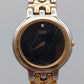 Elegante Citizen Damen Uhr Bicolor Design mit schwarzem Zifferblatt