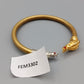 Bicolor Damen Armreif mit Insekten-Motiv – Extravaganter Schmuck