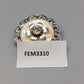 Klassischer Vintage Schalclip – Elegantes Blumen Motiv