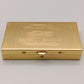 Klassisches goldfarbenes Etui – Vintage  Schatulle