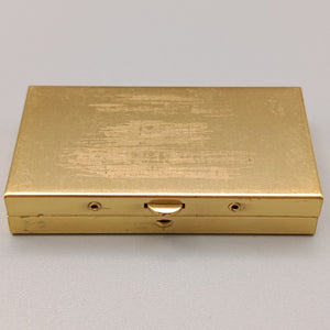 Klassisches goldfarbenes Etui – Vintage  Schatulle