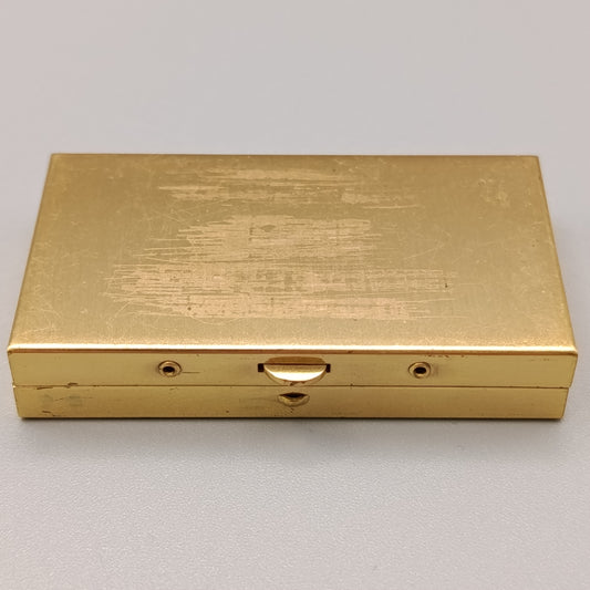 Klassisches goldfarbenes Etui – Vintage  Schatulle