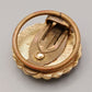 Eleganter Tuchclip mit Perlmutt-Inlay – Goldfarbener O-Ring Clip