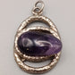 Eleganter Vintage Kettenanhänger mit Amethyst