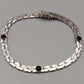 Elegantes Armband mit schwarzen Steinen – Vintage Style