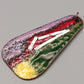 Künstlerischer Vintage Emaille Anhänger Bunt