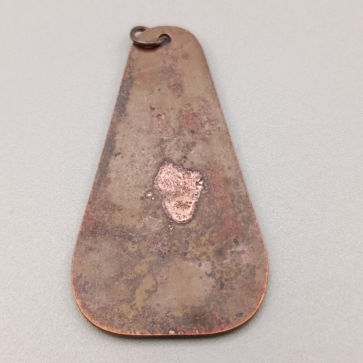 Künstlerischer Vintage Emaille Anhänger Bunt