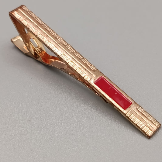 Klassische Vintage Krawattenklammer  Goldfarben