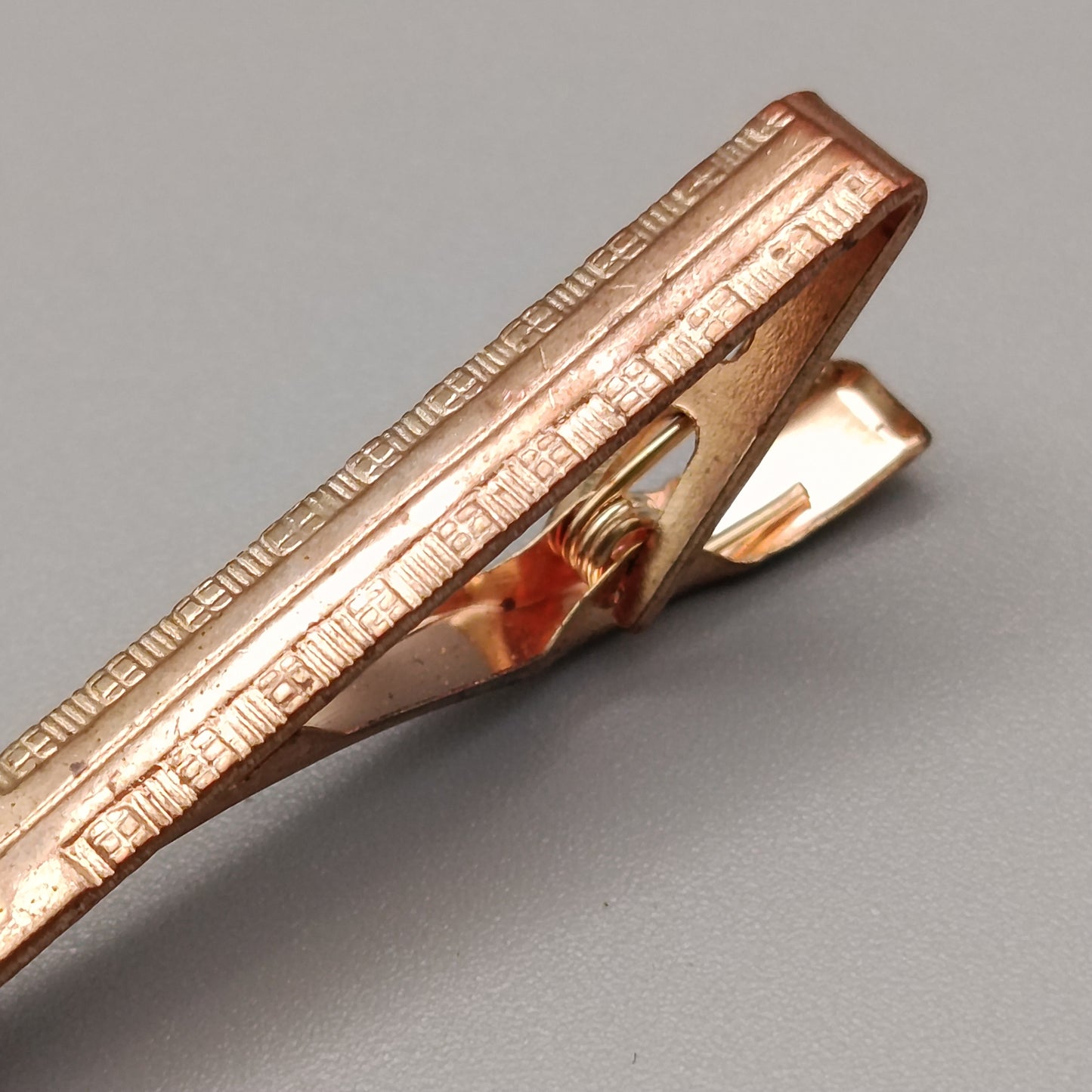 Klassische Vintage Krawattenklammer  Goldfarben