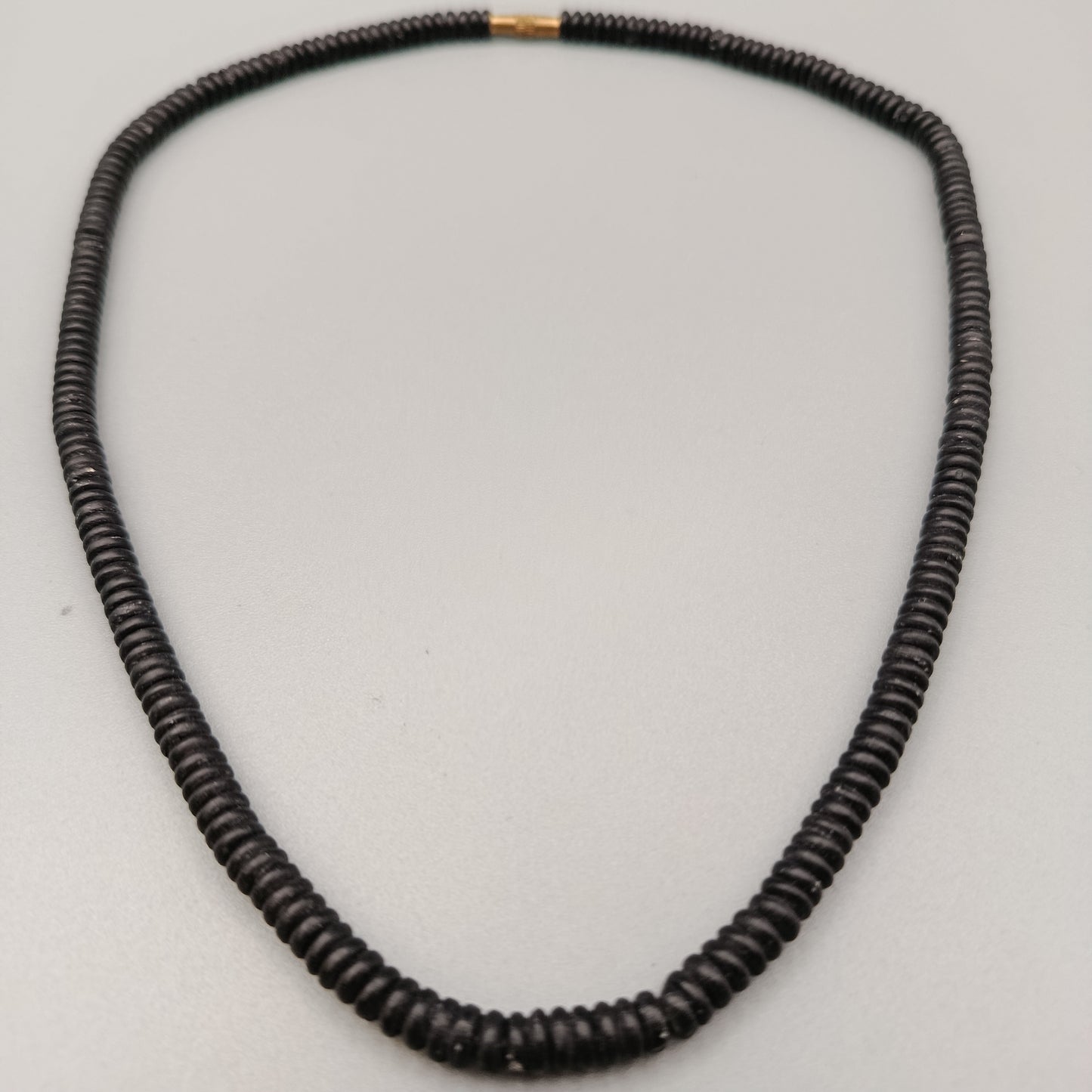 Klassische Schwarze Perlenkette  Eleganter Perlen-Look