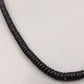 Klassische Schwarze Perlenkette  Eleganter Perlen-Look
