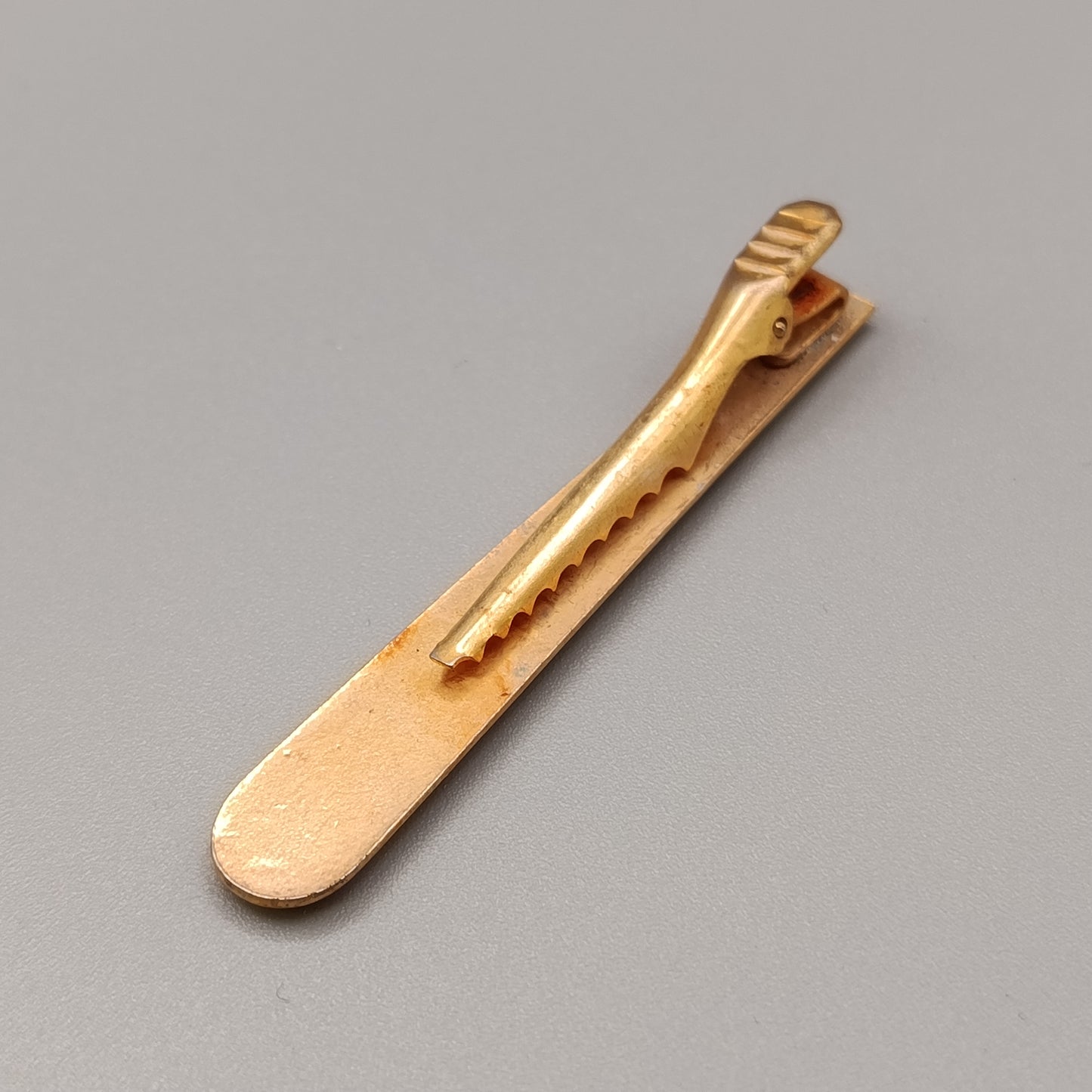 Edle Vintage Krawattenklammer mit Ornament-Muster