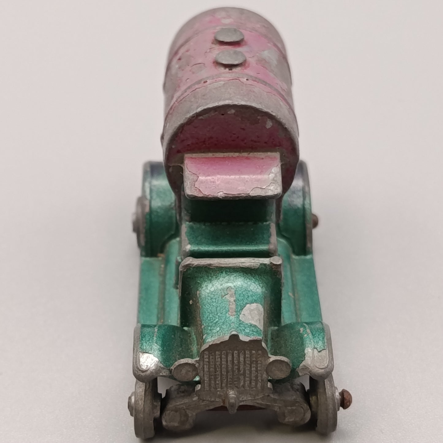 Vintage Bestbox Tankwagen Modellauto – Grüner Oldtimer LKW